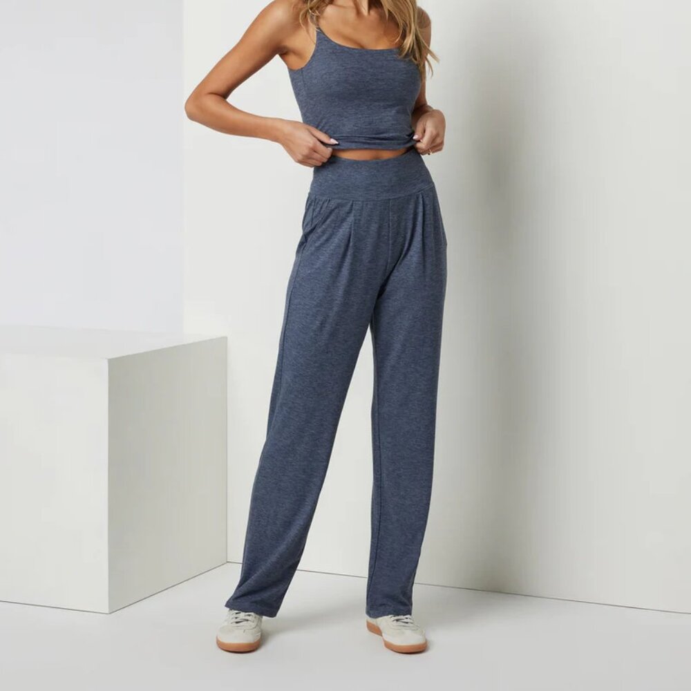 Vuori Lux At Ease Straight Azure Heather XS